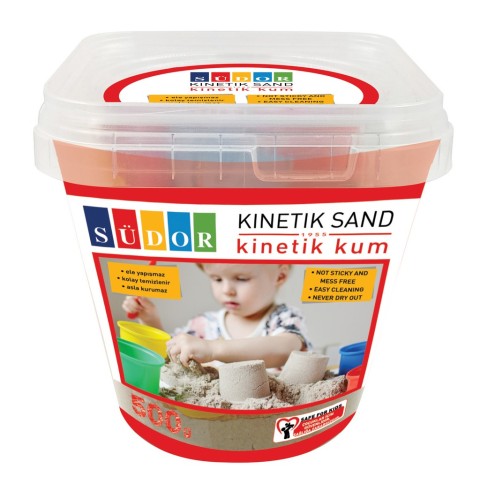 SÜDOR KİNETİK KUM KOVALI 500G NATUREL