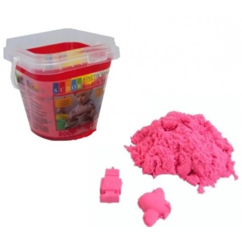 SÜDOR KİNETİK KUM KOVALI 500G PEMBE