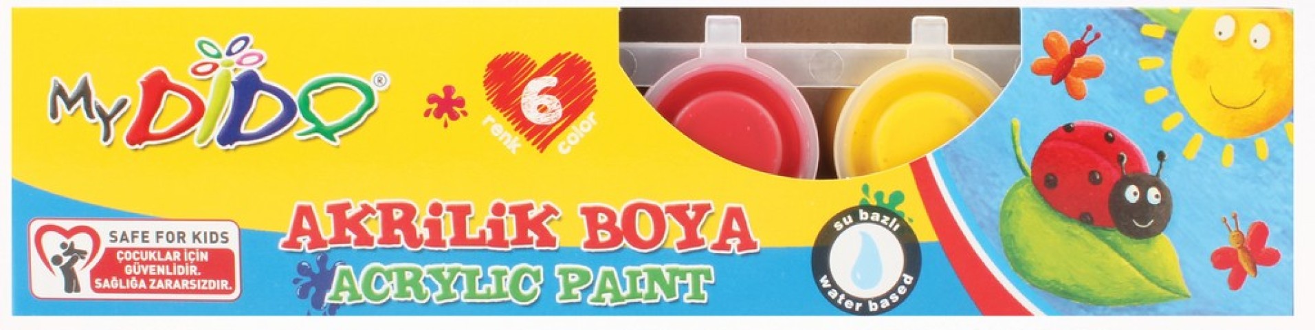 MYDİDO AKRİLİK BOYA SET 6X22 ML 