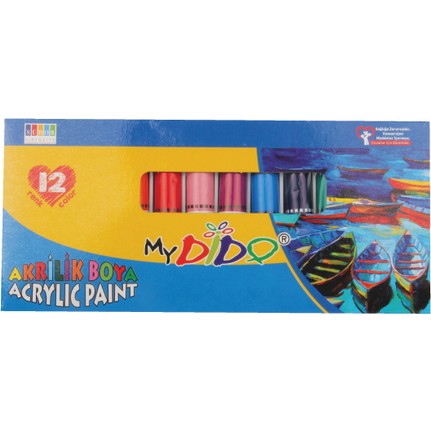 MYDİDO AKRİLİK BOYA 12X9 ML TÜP 