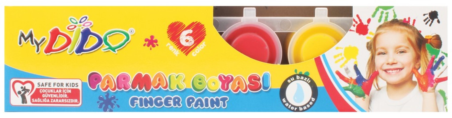 MYDİDO PARMAK BOYA SET 6X22 ML