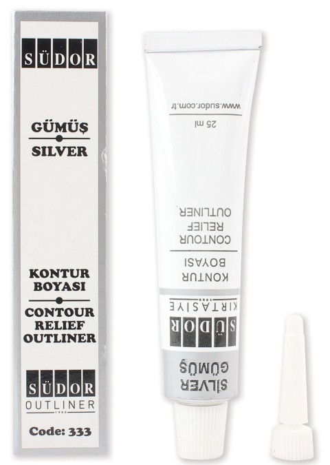 SÜDOR KONTUR BOYASI SİLVER 25 ML 