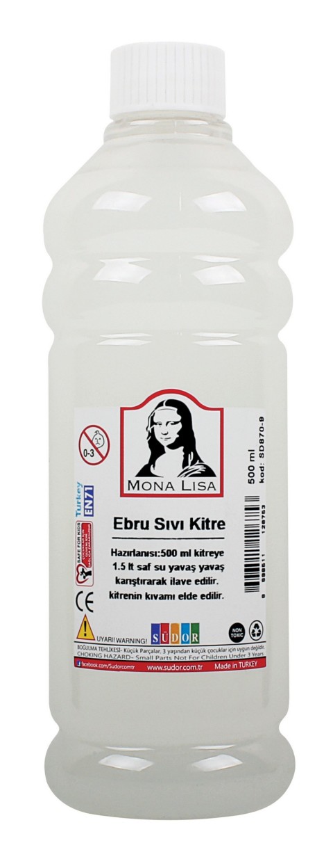 SÜDOR EBRU BOYA SIVI KİTRE 500 ML