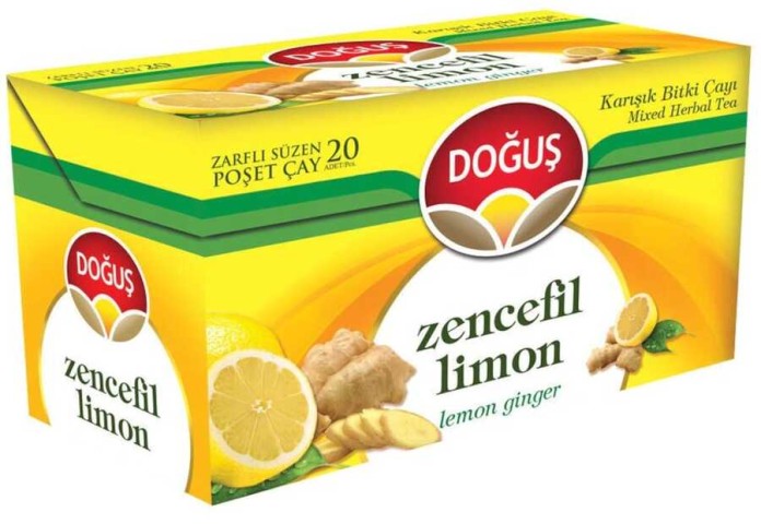DOĞUŞ BİTKİ ÇAYI BARDAK POŞET ZENCEFİL LİMON 20Lİ 