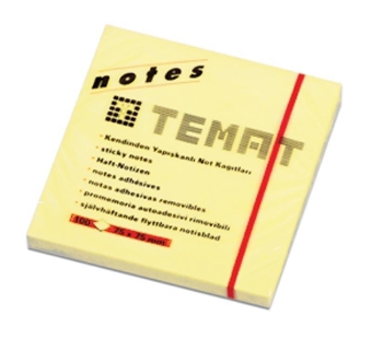 TEMAT NOTES 75x75 mm PASTEL SARI