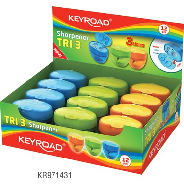 KEYROAD KALEMTRAŞ KR971431 ÜÇLÜ KALEMTRAŞ