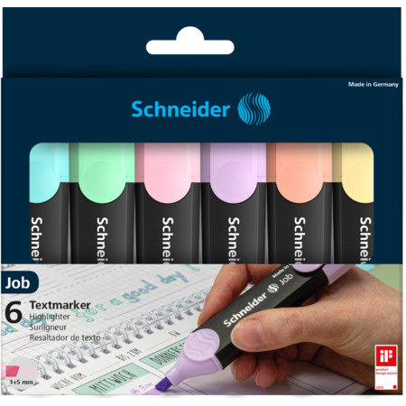 SCHNEİDER FOSFORLU KALEM JOB PASTEL 6LI 115097