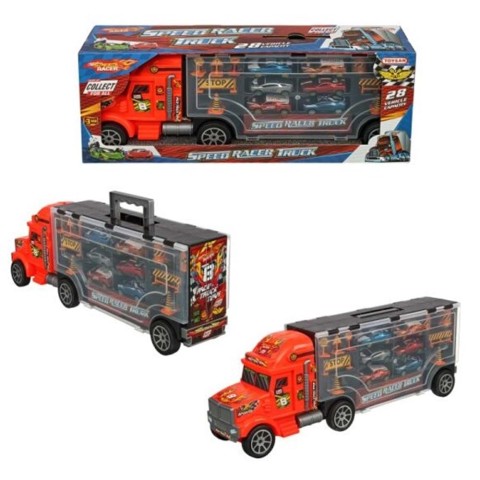OYUNCAK TOYSAN TIR SETİ SUPER CAR RACER 6 ARABALI 
