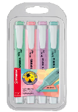 STABILO FOSFORLU KALEM SWING COOL PASTEL SET 4 LÜ 