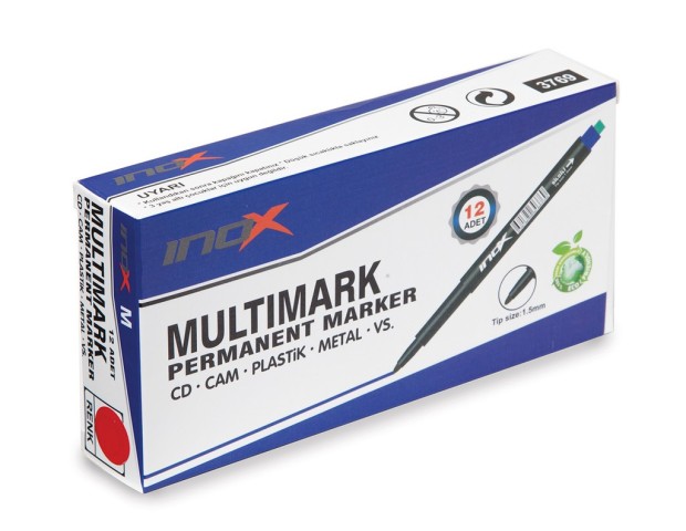 INOX ASETAT KALEMİ SİLGİLİ MEDIUM - M - K -S