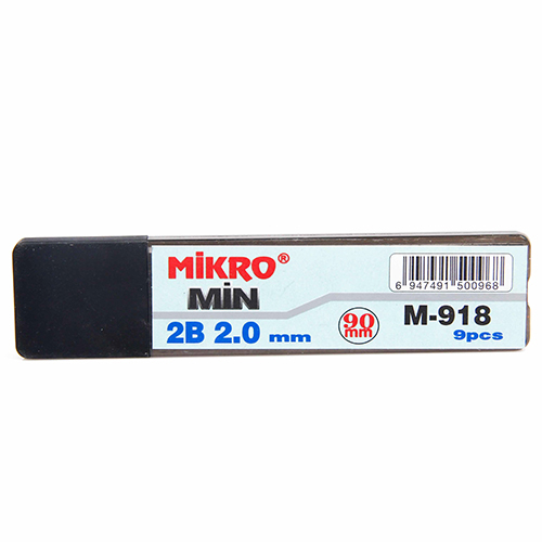MİKRO MİN UÇ 2.0 mm 2B 90 mm SİYAH (M-918)