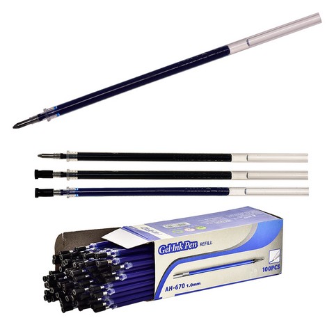 AIHAO 670 MAVİ MİKRO İMZA KALEM YEDEĞİ 
