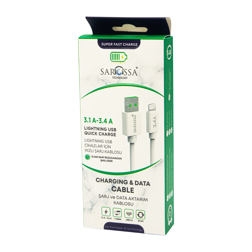 TYPE-C USB KABLO HIZLI ŞARJ  SAROSSA S439