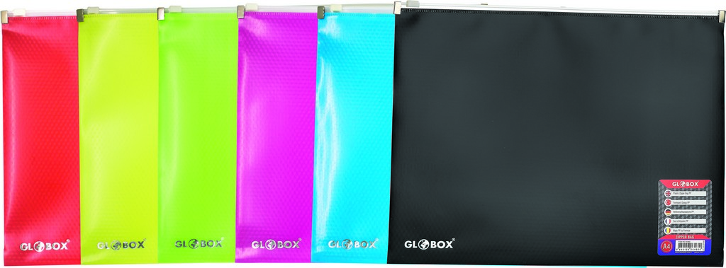 GLOBOX FERMUARLI DOSYA A4 NO:6460 RENKLİ 
