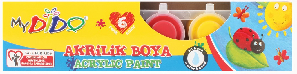 MYDİDO AKRİLİK BOYA SET 6X22 ML 