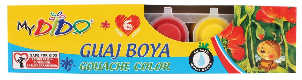 MYDİDO GUAJ BOYA SET 6X22 ML 