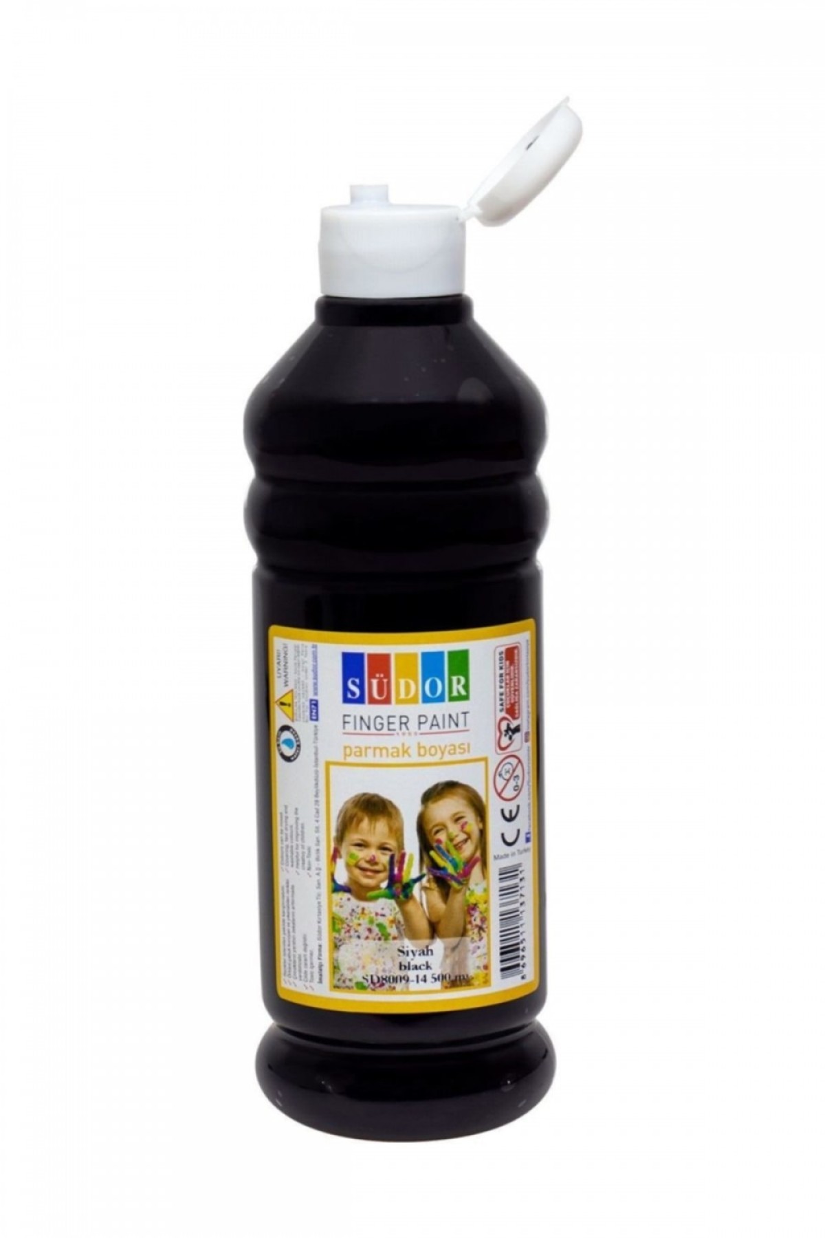 SÜDOR PARMAK BOYASI 500ML SİYAH
