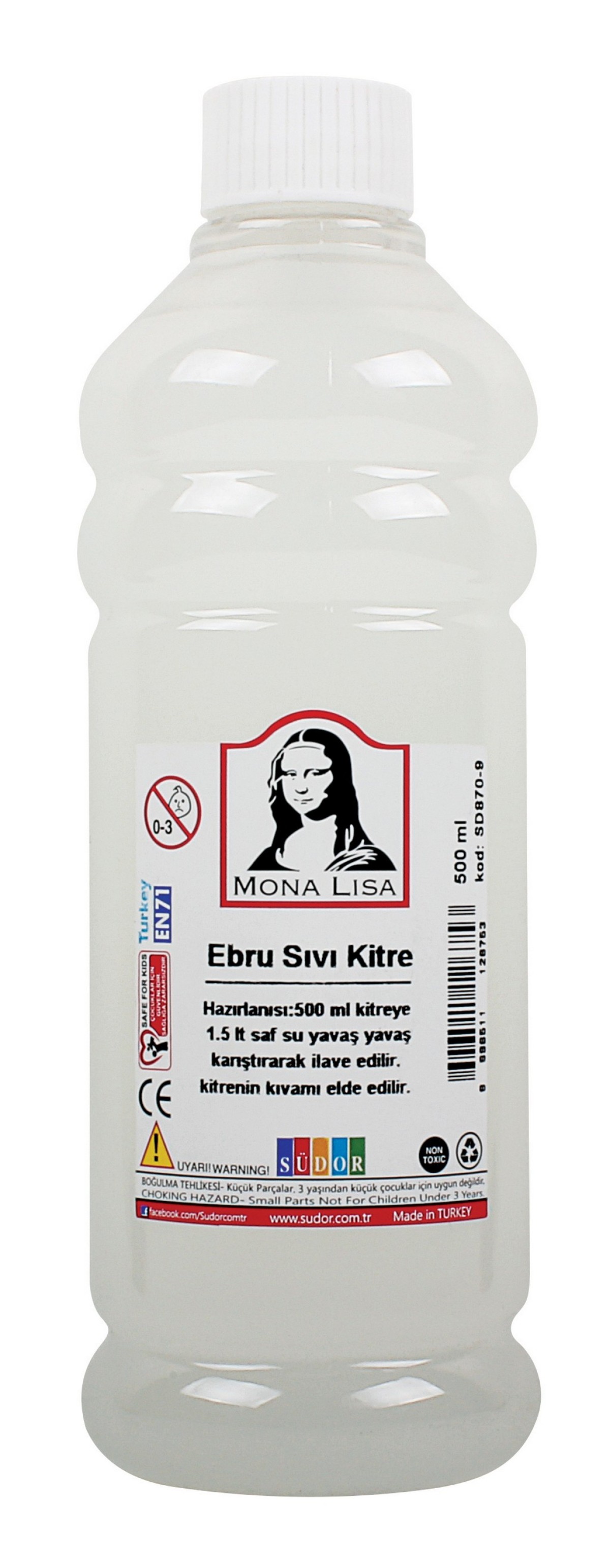 SÜDOR EBRU BOYA SIVI KİTRE 500 ML