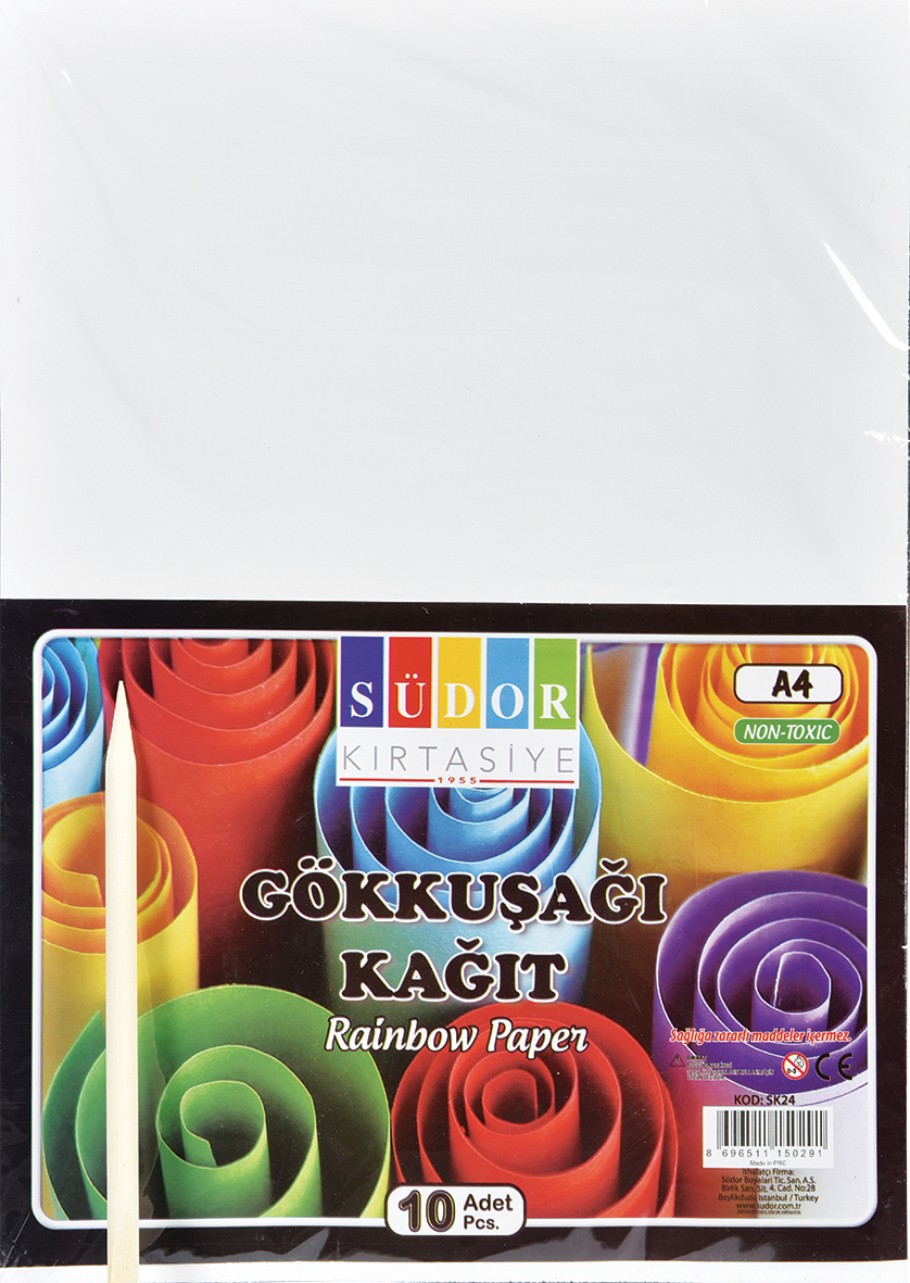 SÜDOR KAZIMALI KAĞIT A4 10 LU 