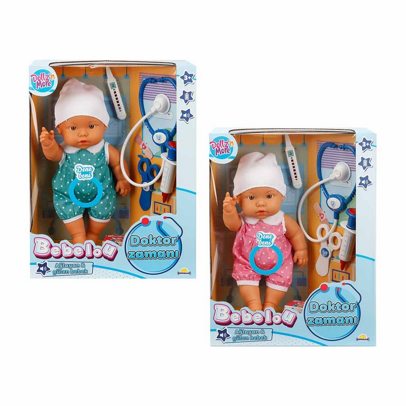 OYUNCAK BEBEK SET BEBELOU DOKTOR ZAMANI S01030111