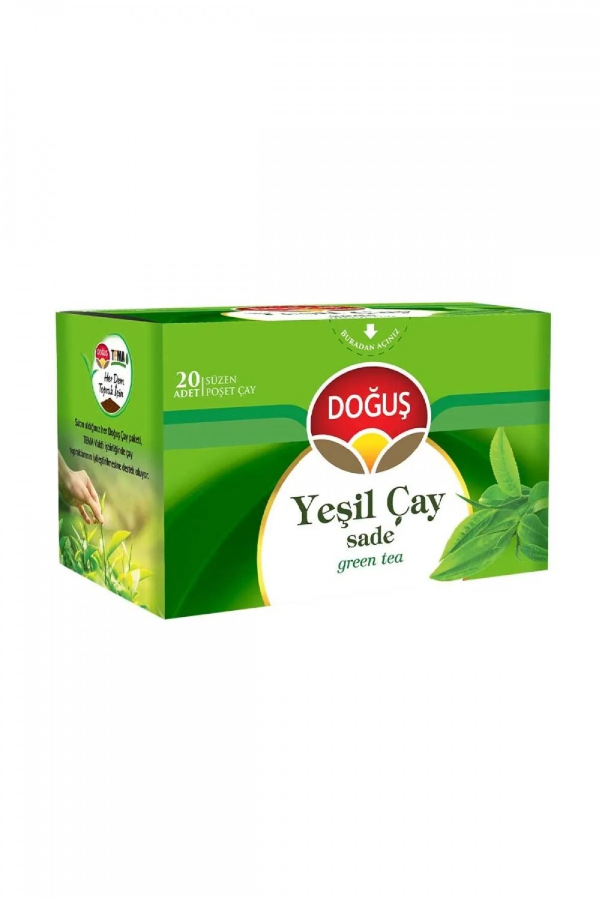 DOĞUŞ BİTKİ ÇAYI BARDAK POŞET YEŞİL ÇAY 20 Lİ 