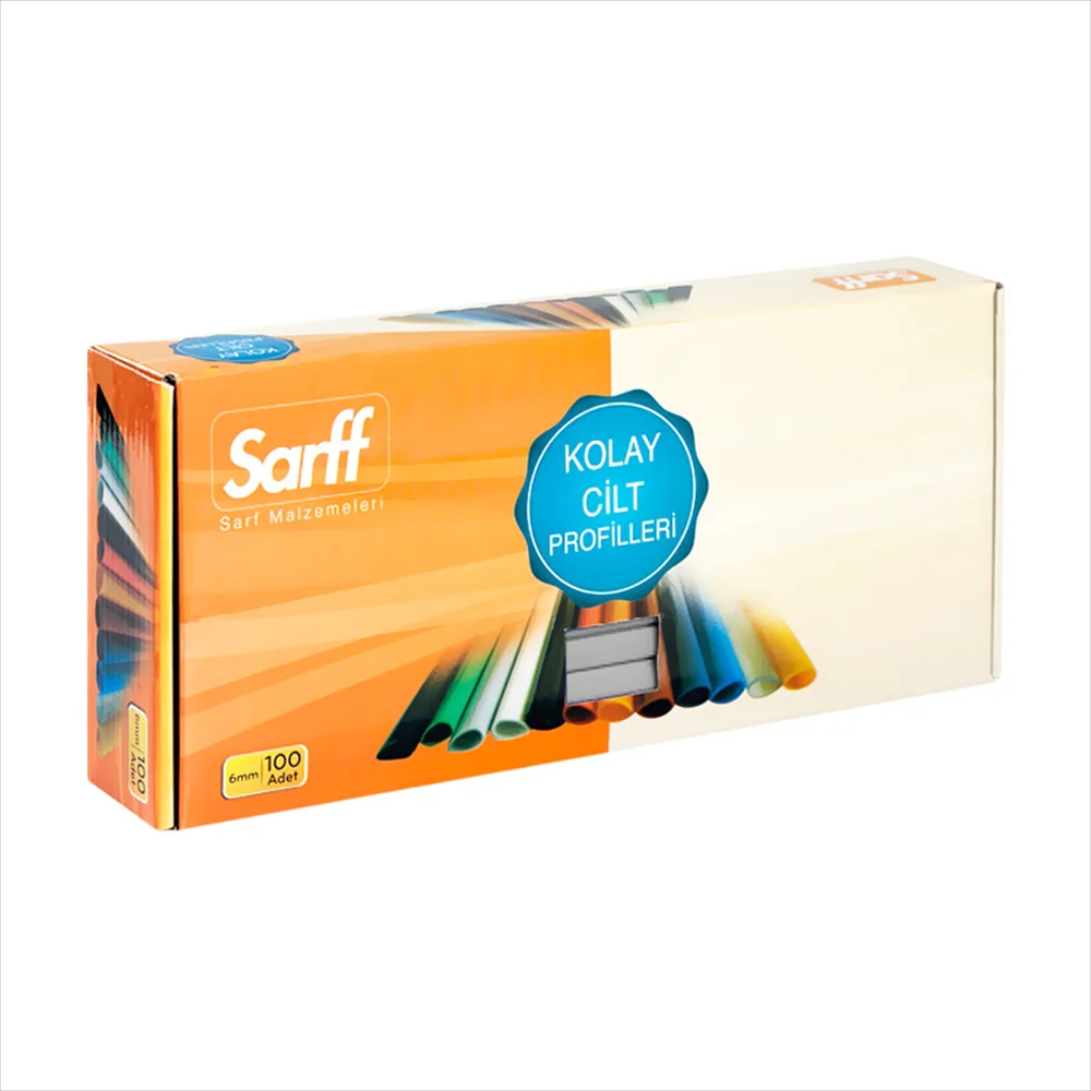 SARF PROFİL SIRTLIK 6MM ŞEFFAF 100 LÜ PK 