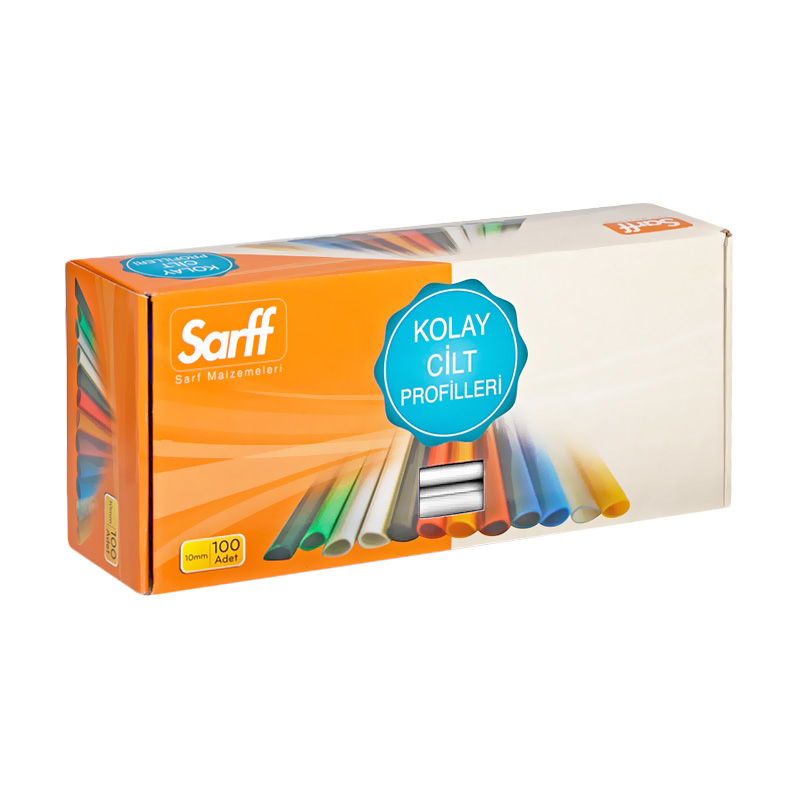 SARF PROFİL SIRTLIK 10MM BEYAZ 100 LÜ PK 