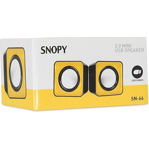 SNOPY SPEAKER MİNİ USB  SN-66 SİYAH 