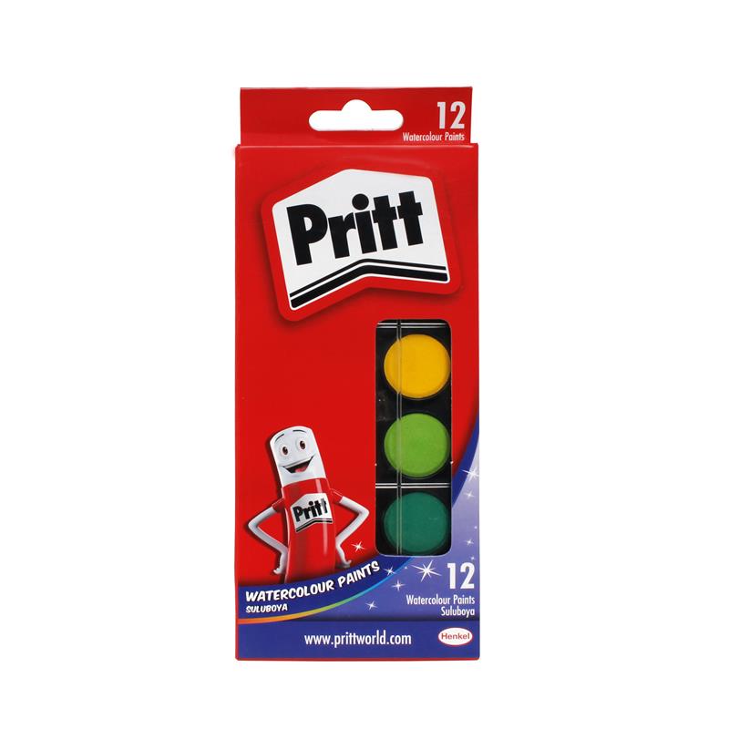 PRİTT 12Lİ SULUBOYA KÜÇÜK TABLET