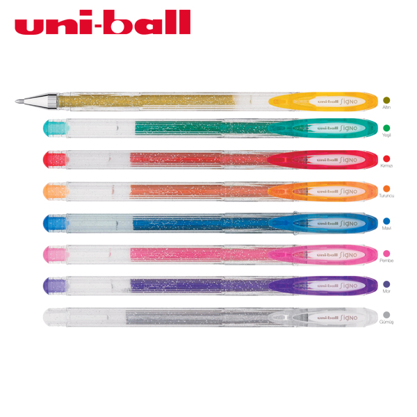 UNİBAL UM-120 SP SPARKLING 1.0 JEL KALEM TURUNCU