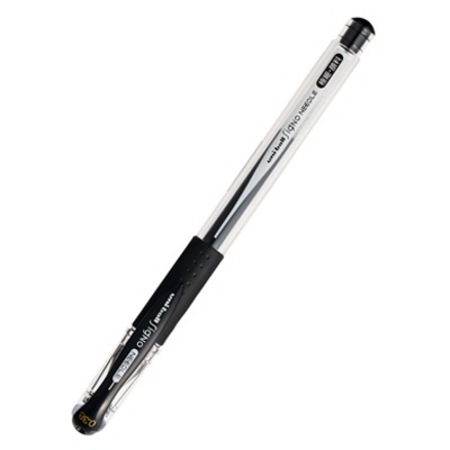 UNİBAL UM-151ND-38  İĞNE UÇLU JEL KALEM SİYAH 